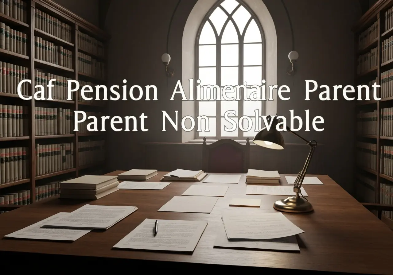 CAF pension alimentaire parent non solvable : solutions 2026
